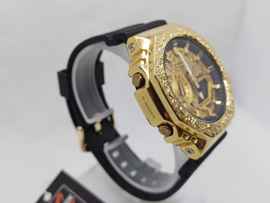 Ceas Sport BARBATI Casio g shock GM 2100mg Metal master gold .Nou, Garantie 2ani