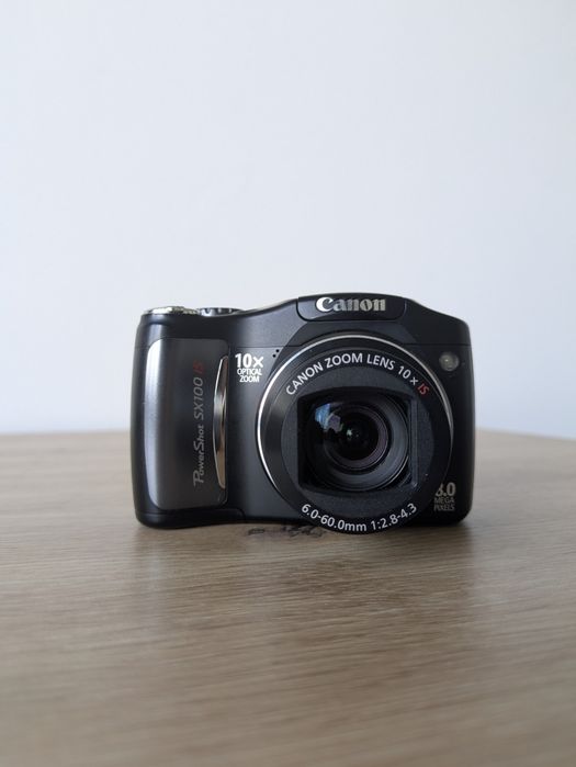 Canon Powershot SX100 IS - 10x ZOOM УНИКАЛНИ СНИМКИ Дигитален Фотоапарат КАТО НОВ