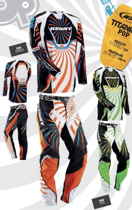 Pantaloni moto Cross enduro KENNY Titanium 30-32-34