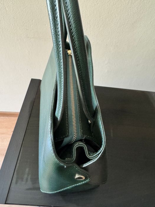 Чанта от естествена кожа. Made in Italy