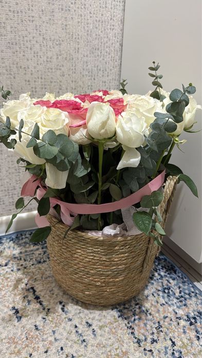 Свежий гул келді букет бугын келды