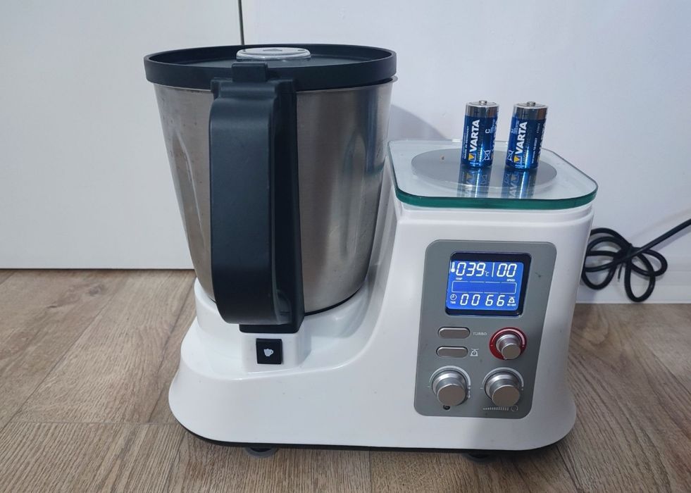 Robot de bucatarie Quigg cantar reglaj rotatie, temperatura si timp