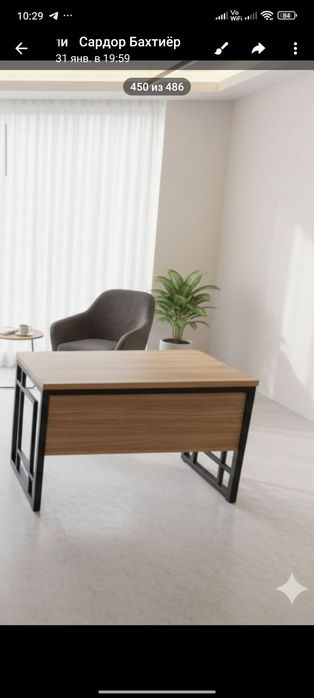 Парты в стиле Loft для учебных центров и школ.