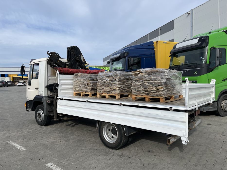 Самосвал с кран транспортни услуги