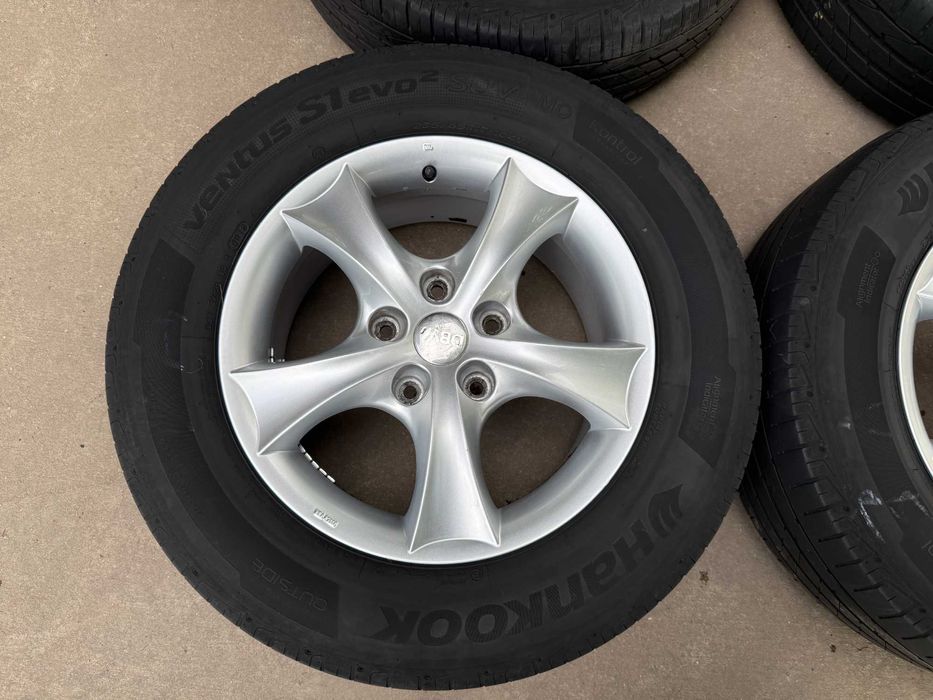 4 бр. алуминиеви джанти 17'' 5x130 , централен отвор 71.6, ET50 , 7,5J