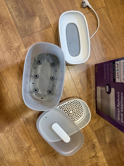 Sterilizator biberoane PHILIPS AVENT SCF291/00, 650W, alb-gri