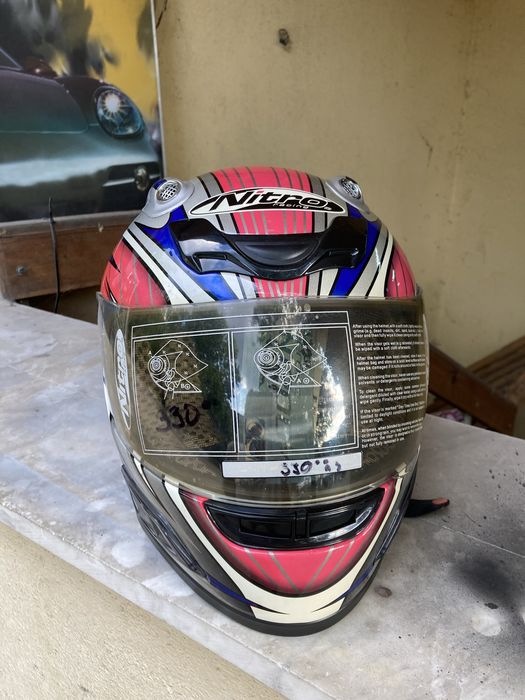 Нова каска за мотор NITRO размер Хл 51-52 / шлем, мото, мотор