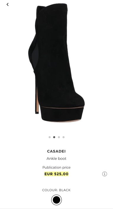 Дамски боти Casadei обувани веднъж 41