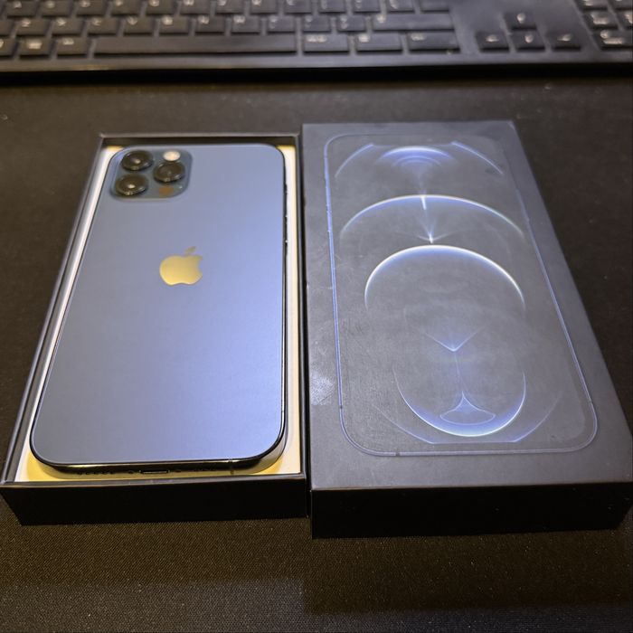 IPhone 12 Pro 256 GB Pacific Blue Liber 10/10