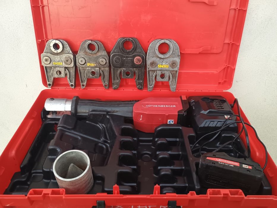 Presa sertizat rothenberger romax 4000 set cu 4 bacuri th,cutie,incarc