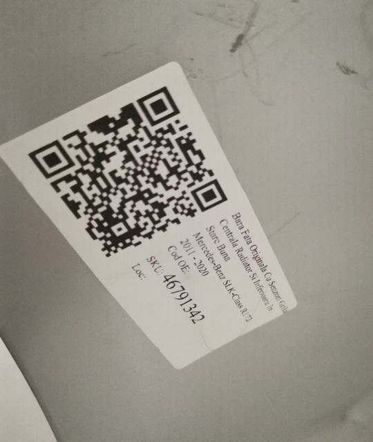 Bara Fata Originala Cu Senzori Grila Centrala Radiator Si Inferioara I