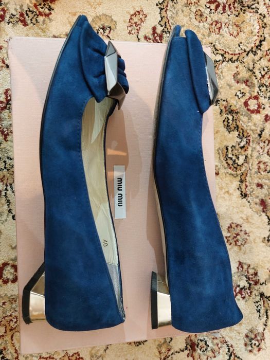 Туфли синие Laura Mannini 40 размер