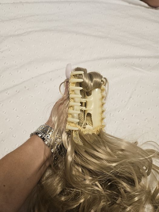 Коса, опашка екстеншън, Венче, диадема от цветя, рози