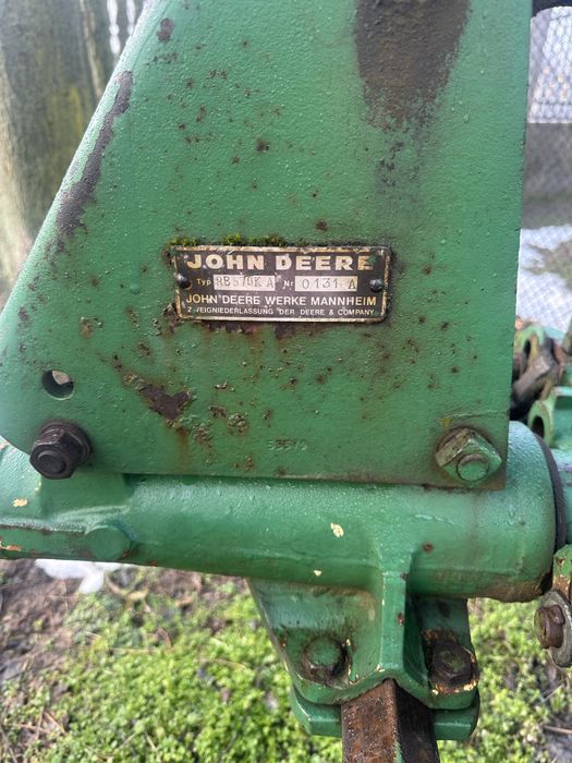 Vand plug reversibil JOHN DEERE cu 2 brazde impecabil!