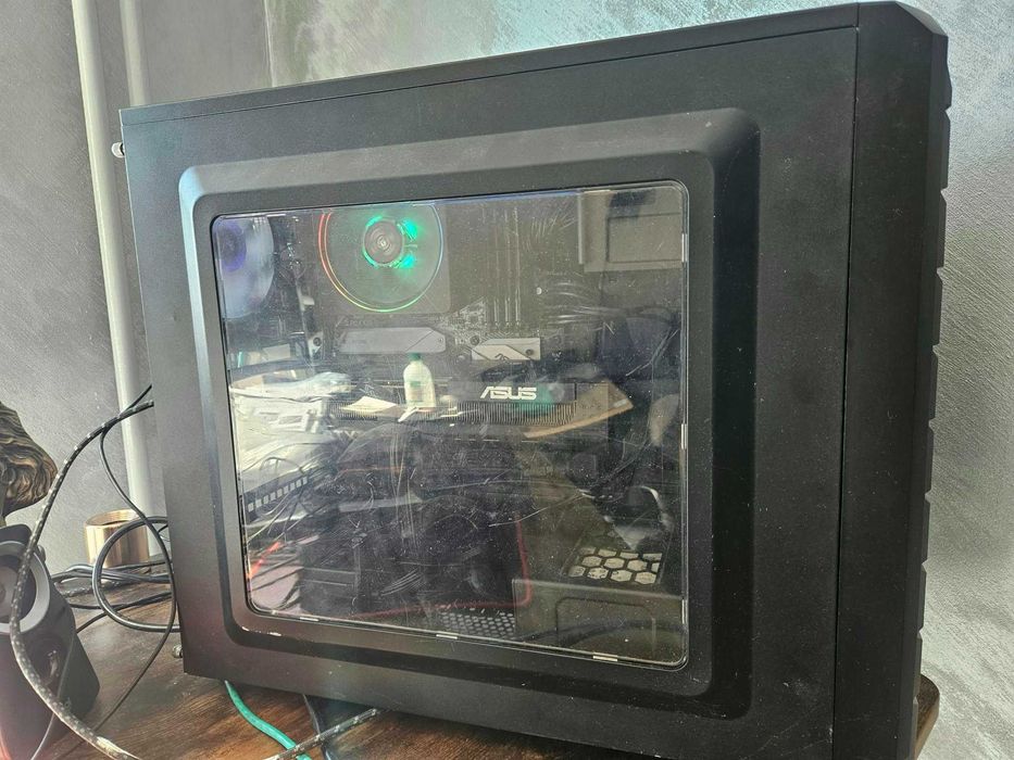 AMD Ryzen 7 5700G с RGB AMD охладител  + дънна платка ASRock A520M PRO4 + 2х16G RAM Kingston FURY Beast + SSD 128GB