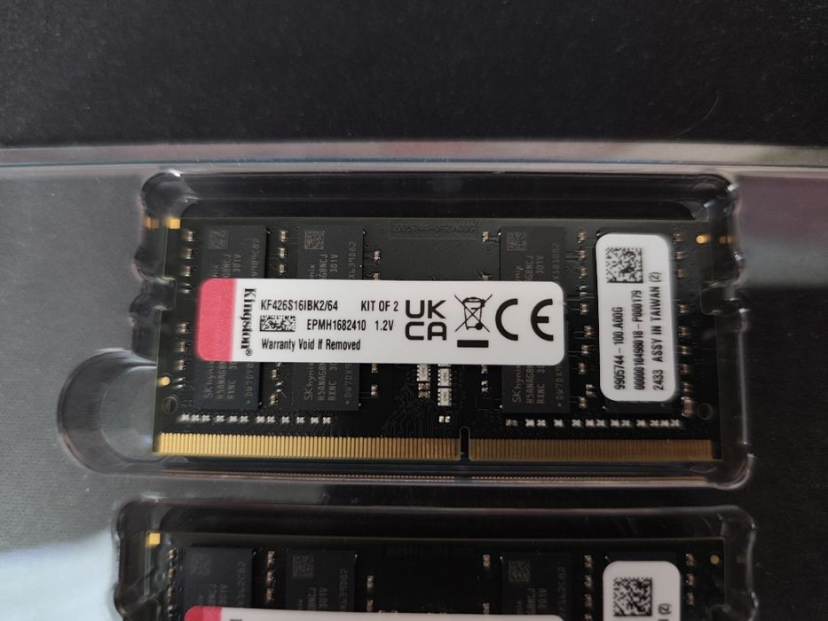 Продавам 64GB DDR4 за лаптоп