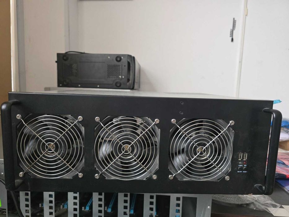GPU Mining / Server машина – 6× GPU слота, 1650W, SSD, 2×LAN