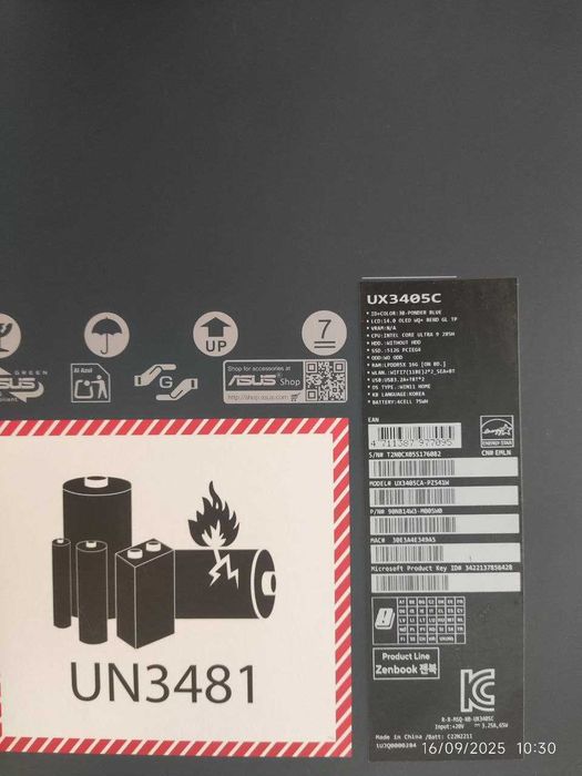 ASUS Zenbook 14 OLED 3K 120Гц Intel® Core™ Ultra 9 16ГБ ОЗУ 1ТБ M.2