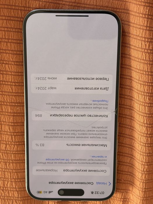 iPhone 15 pro.