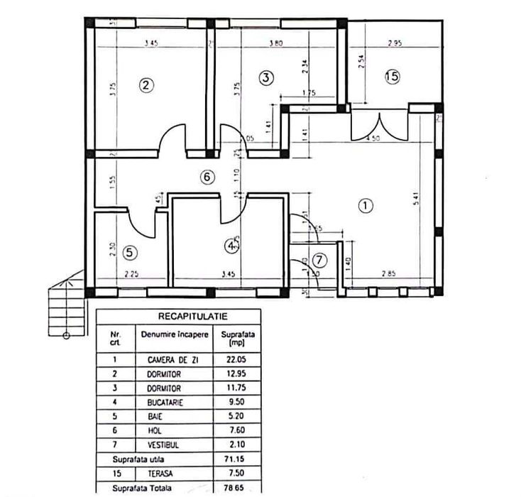 Inchiriez apart 3 cam, cu gradina + parcare, Valea Adanca, str Bazei