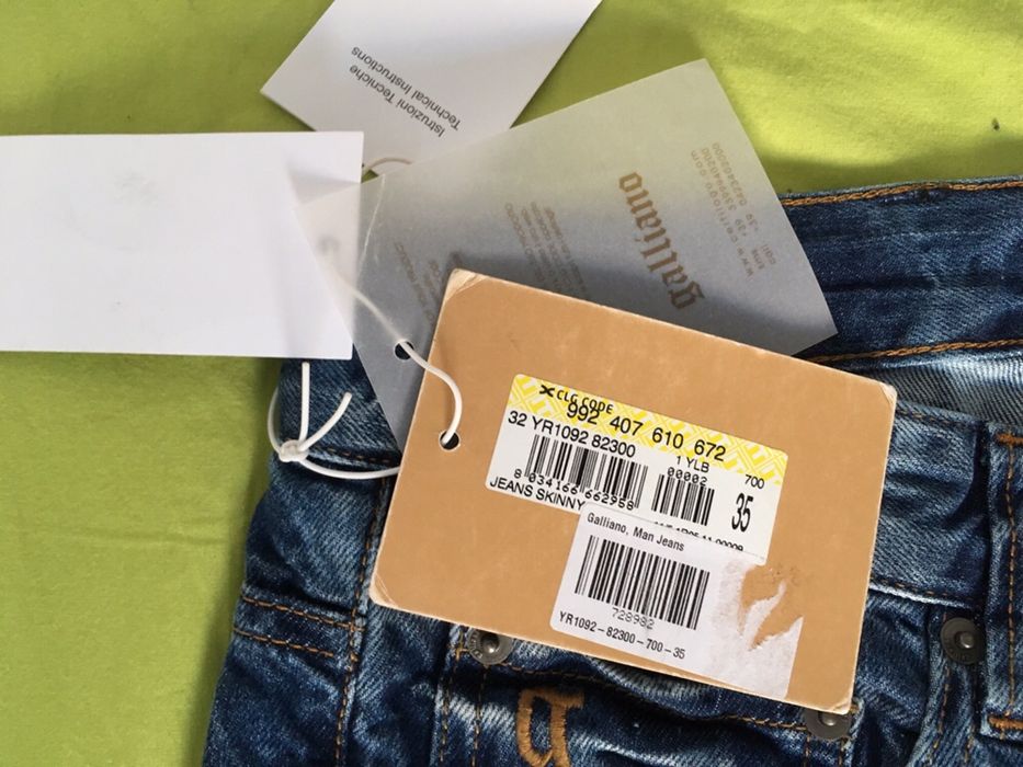 Blugi / Jeans Galliano marimea 35 skinny originali Reducere ( oferta )