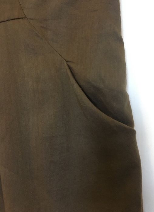 MARNI Rochie Fashion Casual Khaki Degradee Bumbac Original Italia Nr.L