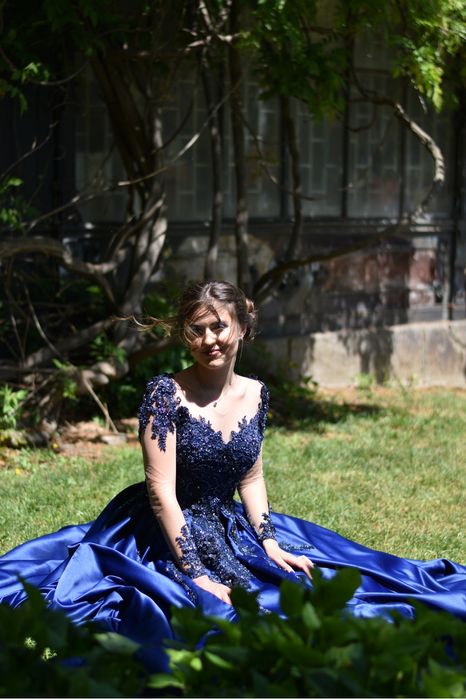 Бална сатенена рокля от Истанбул