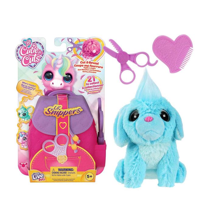 Плюшено кученце подстригване и прически в чантичка с аксесоари