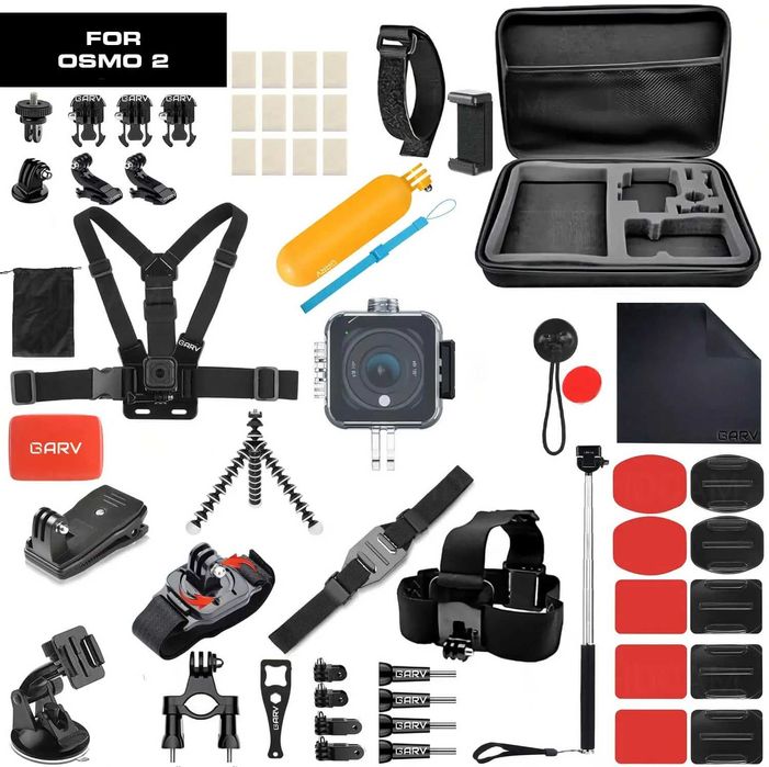 Комплект аксесоари за DJI Action 2 - GARV Content Creator 9