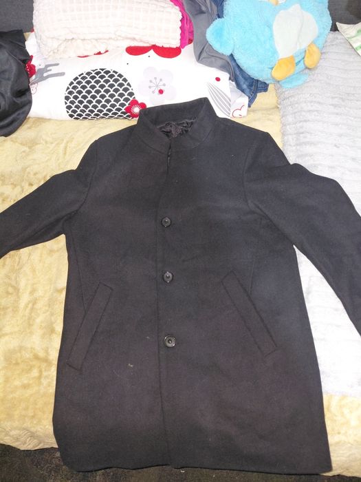 Costum Bărbați Premium - Palton Guler Tunică și Pantaloni+ CADOU sacoș