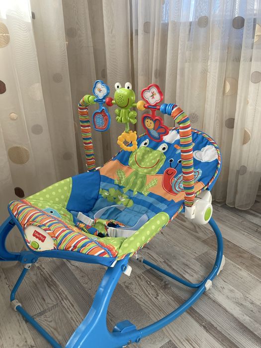 Бебешки шезлонг 3 в 1 Fisher price