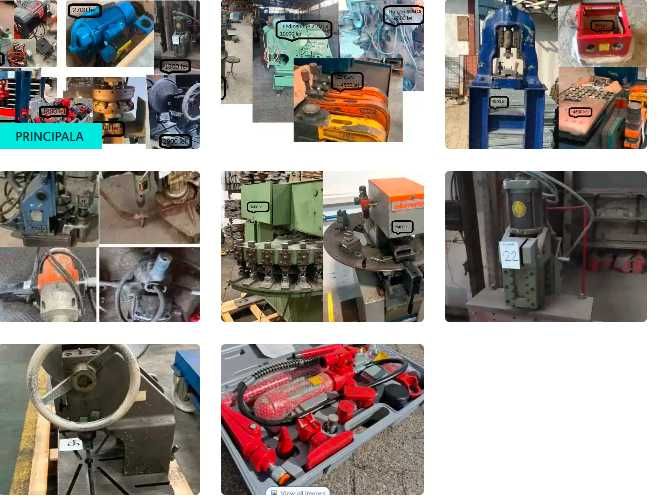 Vand atelier confectii metalice ,ferastrau cu banda  ,prese debitat profile ,masini filetat  ,masini slefuit  diferite marimi