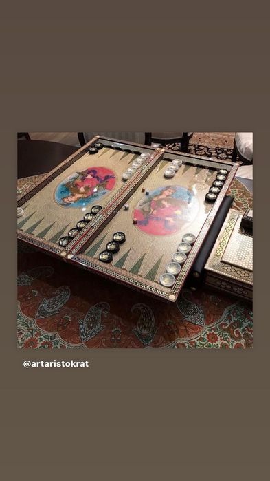 Нарды  шахматы ручной работы