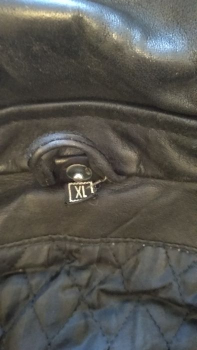 Мъжо яке-естествена кожа XL