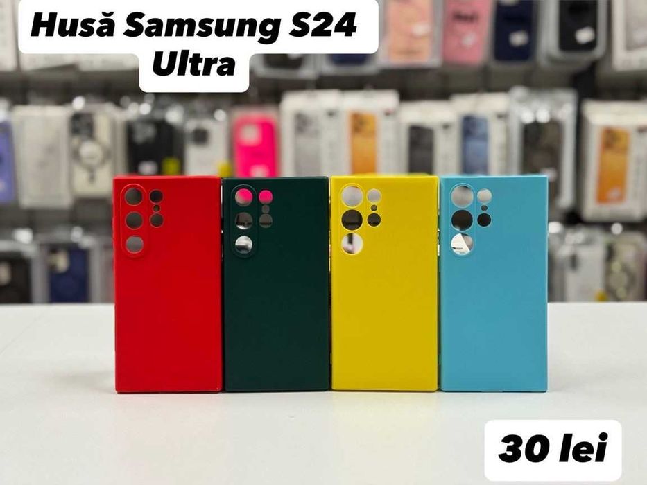 Husă silicon, folie, cablu, încărcător  Samsung S24 ULTRA
