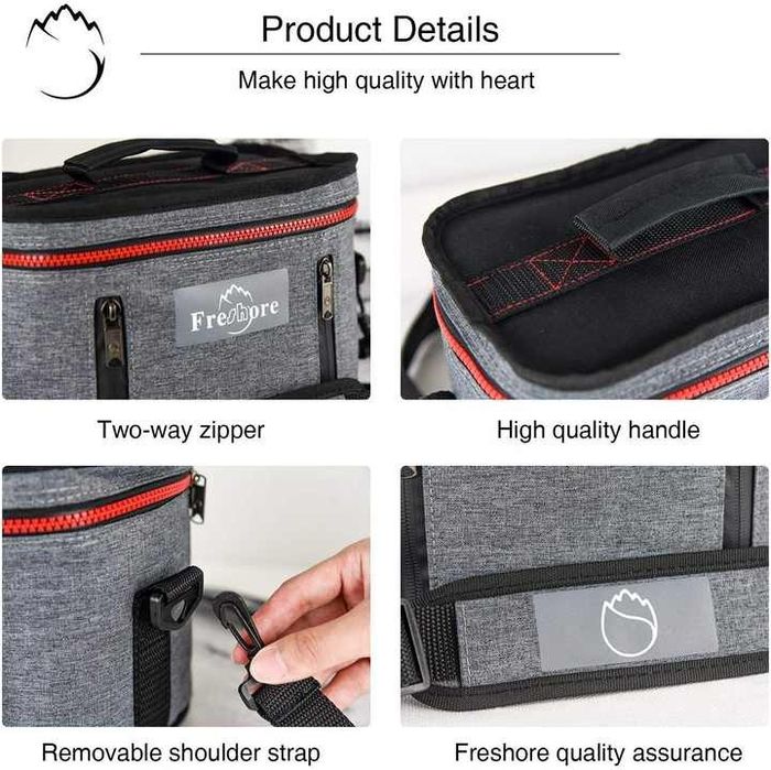 Freshore 7-литрова висококачествена сгъваема хладилна чанта