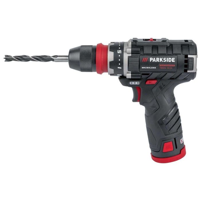 Нов Безчетков винтоверт Parkside Performance 12V 2броя батери