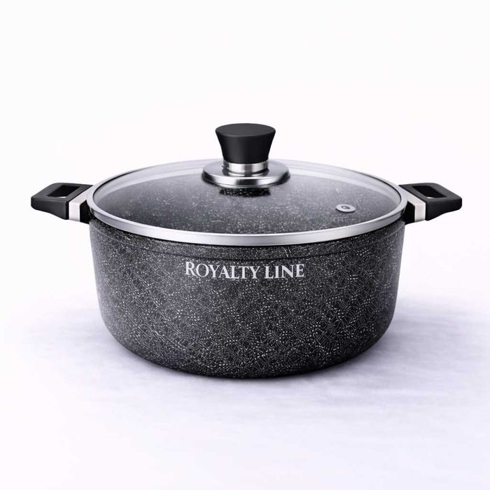 Oala din aluminiu turnat cu capac 28 cm Royalty Line