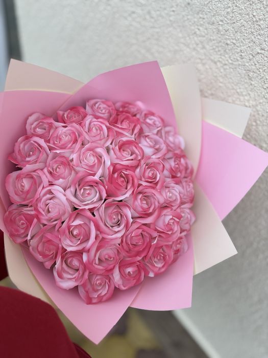 Buchet trandafiri din sapun