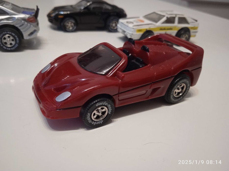 4 колички Darda Motor. Mетални валяк и бетоновоз. Интересни Majorette.