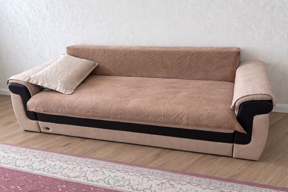 раскладной диван, спальное место, есть ящик