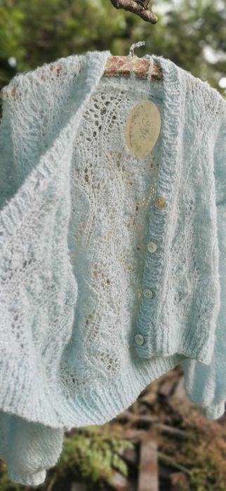 ръчно плетен кардиган, уникален.