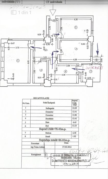 Apartament 3 camere parter – acces separat – ideal locuință sau spațiu comercial – zona Gib Mihaescu