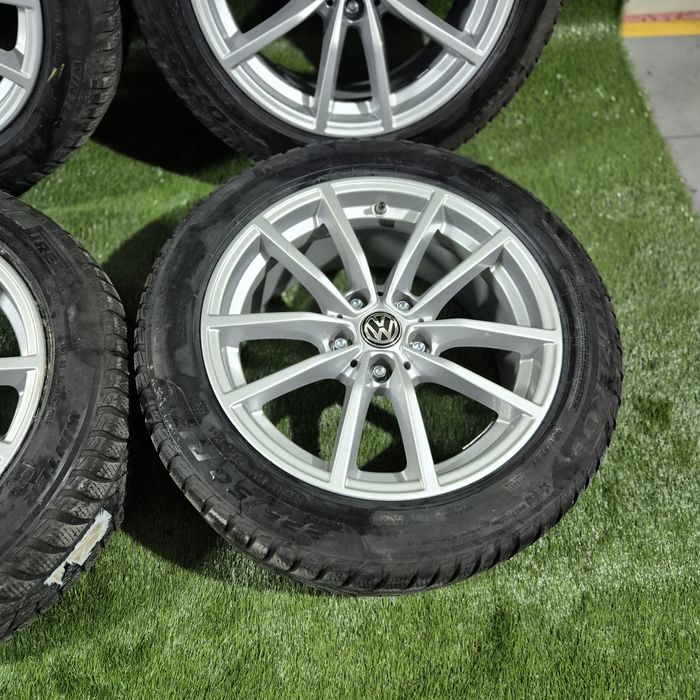 Jante Volkswagen R 17 5x112 225 50 17 Pirelli m+s, Golf, Passat,Sharan