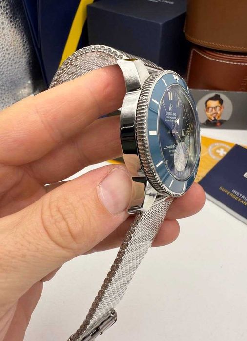 Breitling Superocean heritage синьо