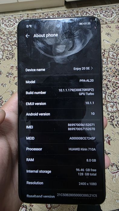 Huawei enjoy 20se
