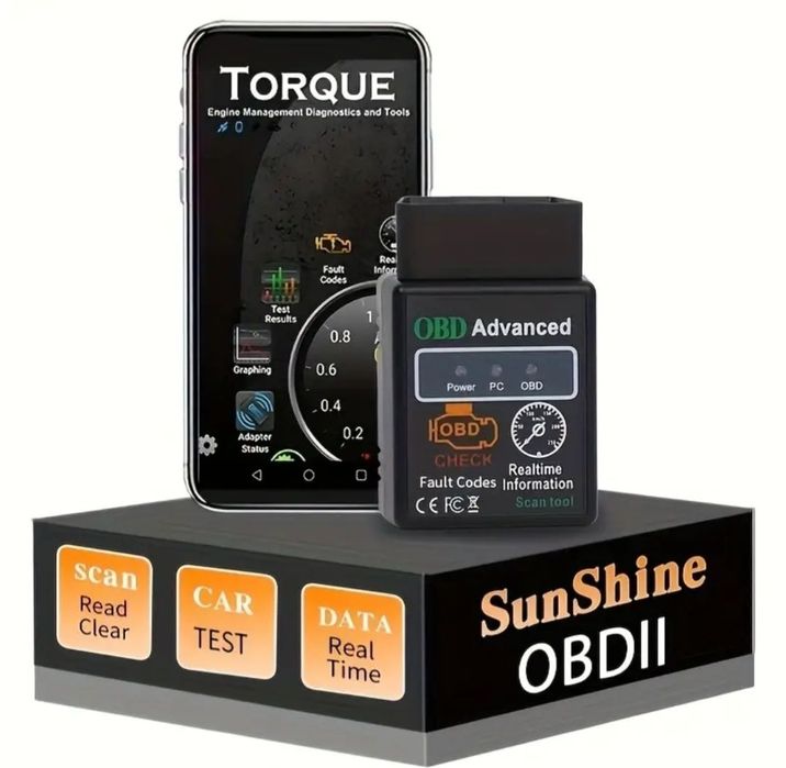 Aparat Ștergere Coduri Bluetooth DTC OBD Elm HH Advanced