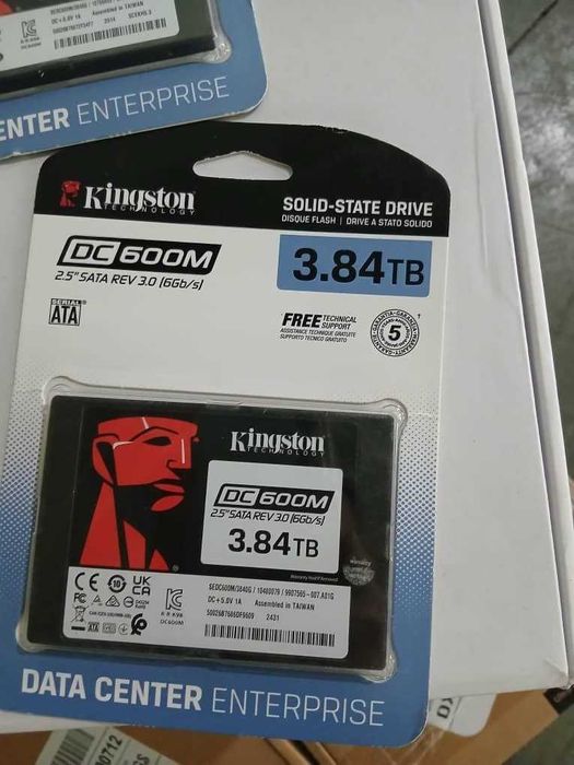 SSD-накопители Kingston 7.68 TB , 3.84 TB