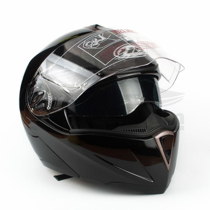 Каска №16-8 HD модуларна BLACK L размер