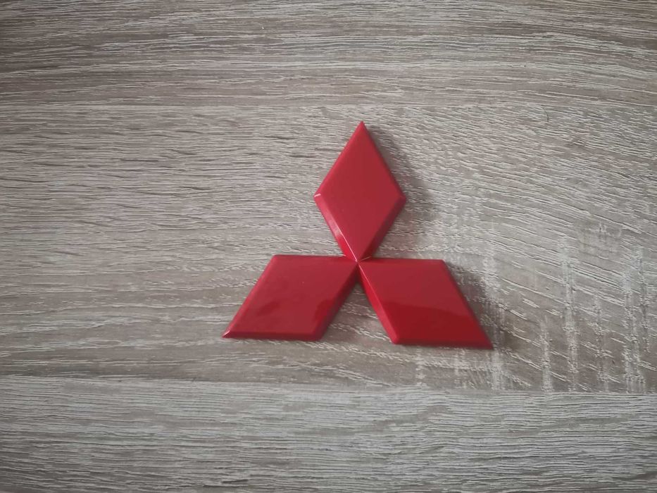 червено лого Mitsubishi 10 см